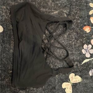 lululemon athletica Black Strappy Bra